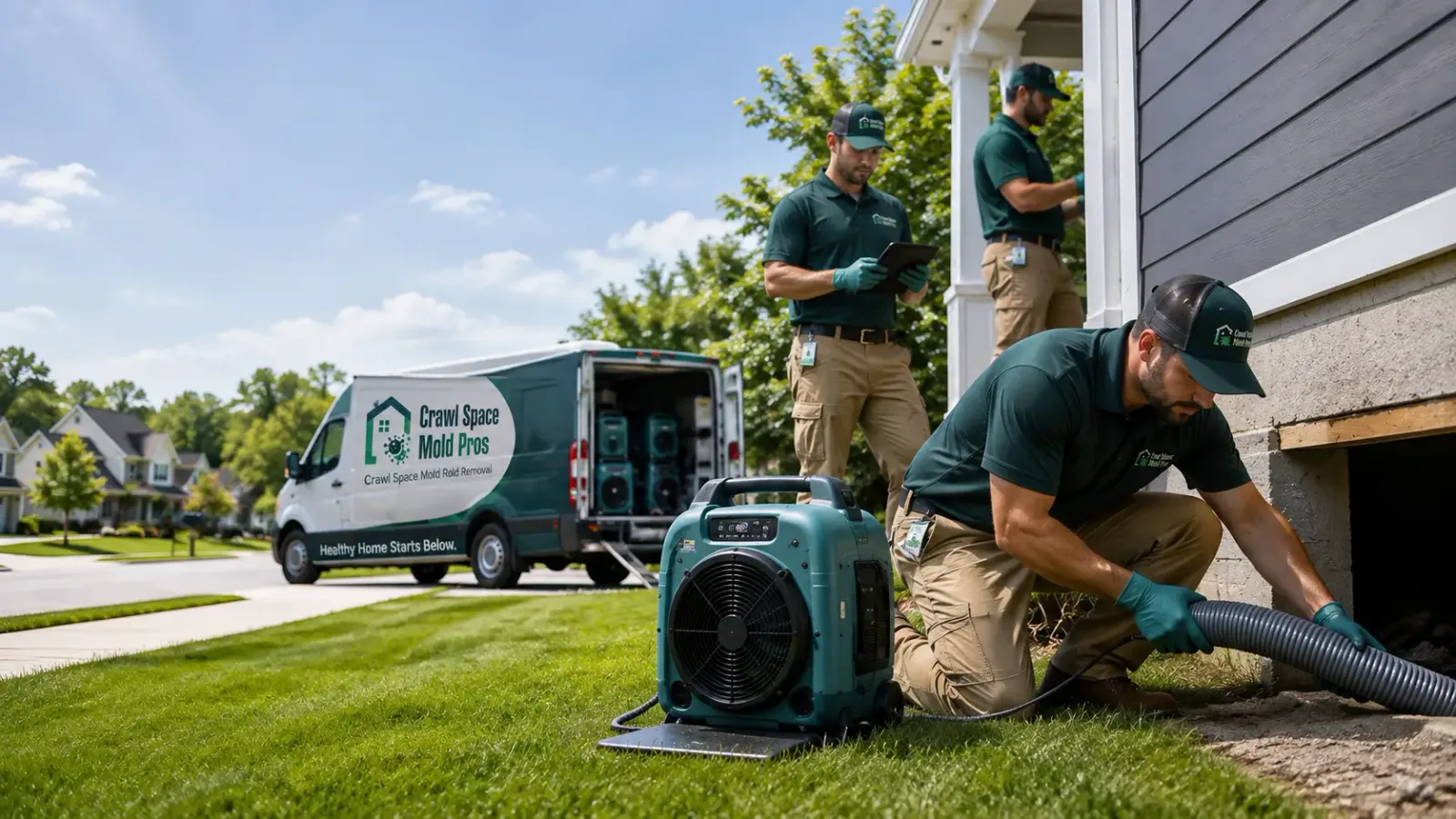 Crawl Space Mold Removal in Saint Charles, MI